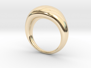 Globe Ring in 14k Gold Plated Brass: 8 / 56.75