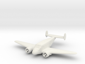 1/200 Beechcraft Model 18 in White Natural Versatile Plastic