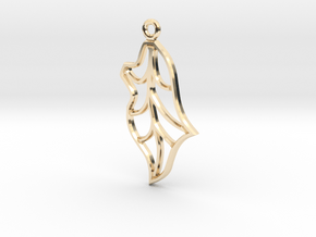Single Leaf in 14K Yellow Gold