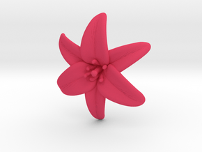 Lily Blossom (small) in Pink Processed Versatile Plastic
