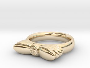 Wings In Motion, UK Size K (US Size 5¼)   in 14K Yellow Gold