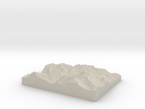 Model of Alpenvogelpark Grindelwald in Natural Sandstone
