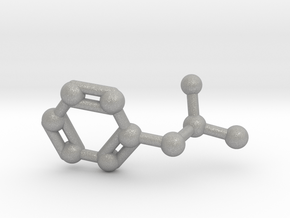 Amphetamine (Adderall, Speed) Molecule Keychain in Aluminum