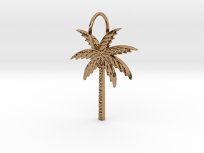 Palm tree in Polished Brass