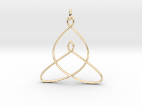 Celtic Mother-Child Bond Knot in 14K Yellow Gold