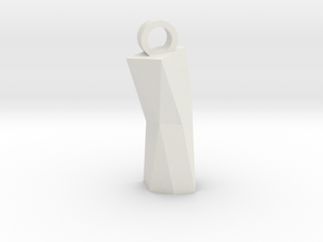 Obelisk2 in White Natural Versatile Plastic