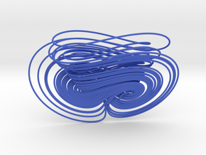 0518 Chen Attractor (10 cm) in Blue Processed Versatile Plastic