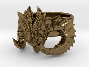 Diablo Ring (size - 2) in Polished Bronze