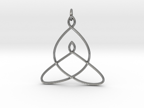 Celtic Mother-Child Bond Knot in Natural Silver