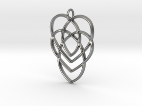 Celtic Mother's Knot in Natural Silver