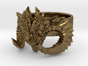 Diablo Ring (Size 3,5) in Natural Bronze