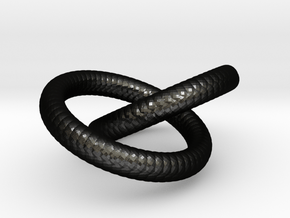 2 Golden Snakes in Matte Black Steel