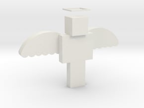 Minecraft Angel in White Natural Versatile Plastic