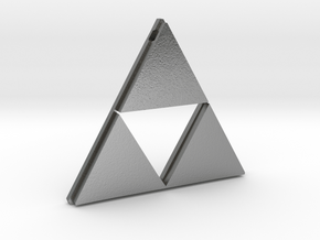 [Zelda] Triforce Pendant in Natural Silver