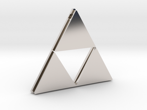 [Zelda] Triforce Pendant in Platinum