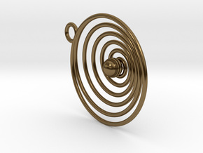 Spiral in Polished Bronze
