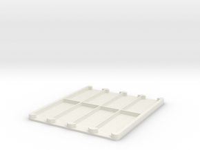  Safe Storage for Counting Chambers in White Natural Versatile Plastic
