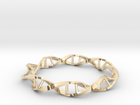 DNA Ring 23mm in 14K Yellow Gold