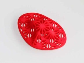 "Asanoha", Self-Massage Tool in Red Processed Versatile Plastic