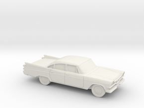 1/87 1957 Dodge Royal Sedan in White Natural Versatile Plastic