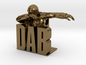 DAB-man Pendant in Polished Bronze