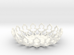 Mandelbrot Ashtray in White Processed Versatile Plastic