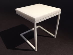 End Table 1-12 in White Natural Versatile Plastic