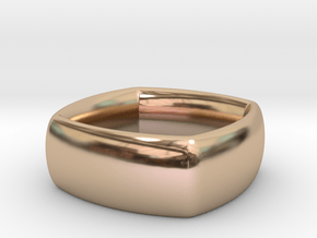 Four-square: US Size 10 UK Size T ½   in 14k Rose Gold