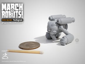 March 18 Robot in Tan Fine Detail Plastic