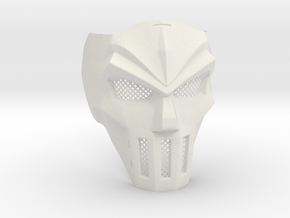 Casey Jones Mask in White Natural Versatile Plastic