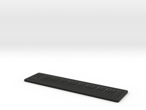 Digital Piano RSR49 1:12 Scale in Black Natural Versatile Plastic