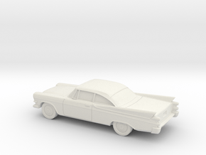 1/87 1957 Dodge Royal Coupe in White Natural Versatile Plastic