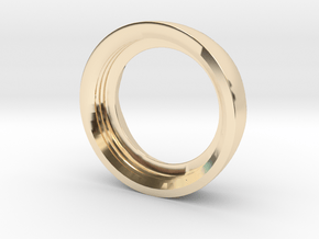 Ag Torch: Brass Bezel Ring (3 of 4) in 14K Yellow Gold