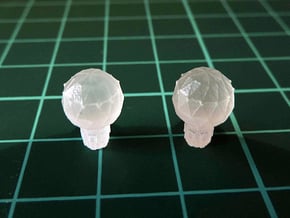 ISD 4222 Domes in Smooth Fine Detail Plastic