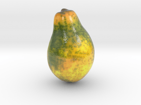 The Papaya-mini in Glossy Full Color Sandstone