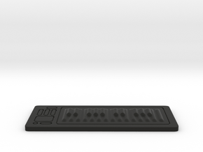 Digital Piano RSR25 1:12 Scale in Black Natural Versatile Plastic