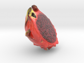 The Dragonfruit-Half in Glossy Full Color Sandstone