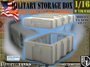 1-16 Military Storage Box FUD in Tan Fine Detail Plastic