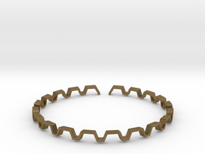 BETTER HALF Bracelet, Medium Size d=65mm in Natural Bronze: Small