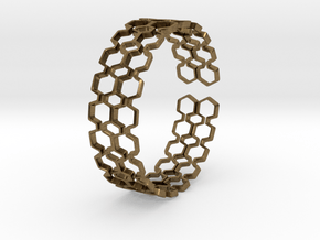 Honeyfull S Bracelet, Medium Size, 65mm in Natural Bronze: Medium