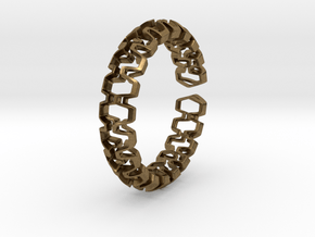 HD Bracelet, Medium Size, 65mm in Natural Bronze: Medium