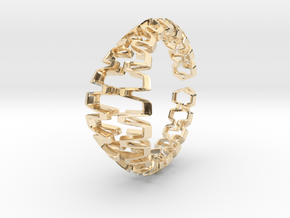 HD Bracelet, Medium Size, d=65. Strong, Bold, Uniq in 14K Yellow Gold: Medium