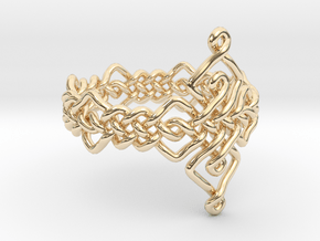 Celtic Ring - Size 9 in 14K Yellow Gold