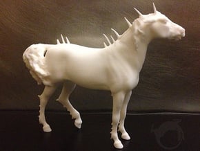 Xathiador horse (hollow) 5" in White Natural Versatile Plastic