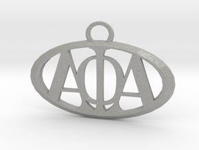 Alpha Phi Alpha Pendant in Aluminum