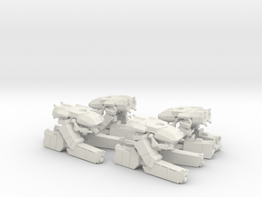 285th Standing Centaur platoon in White Natural Versatile Plastic