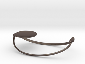 Balance Spoon Rest  in Polished Bronzed Silver Steel