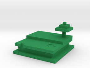 Helada's Minecraft Destination in Green Processed Versatile Plastic