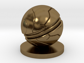 Slaughterball Large (15mm) in Polished Bronze