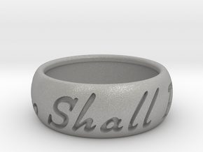 This Too Shall Pass ring size 12 in Aluminum